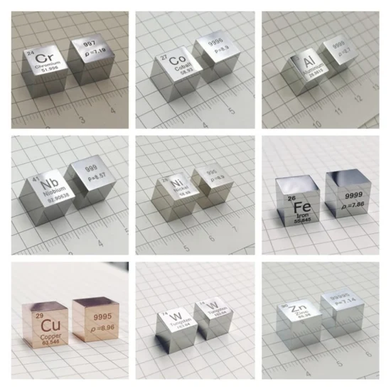 Xinkang 99.99% Purity Metal Materials Ni Nickel Pellets Cubes for Evaporation